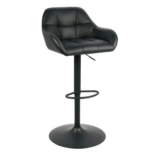 at home Dominic Adjustable Barstool - Black