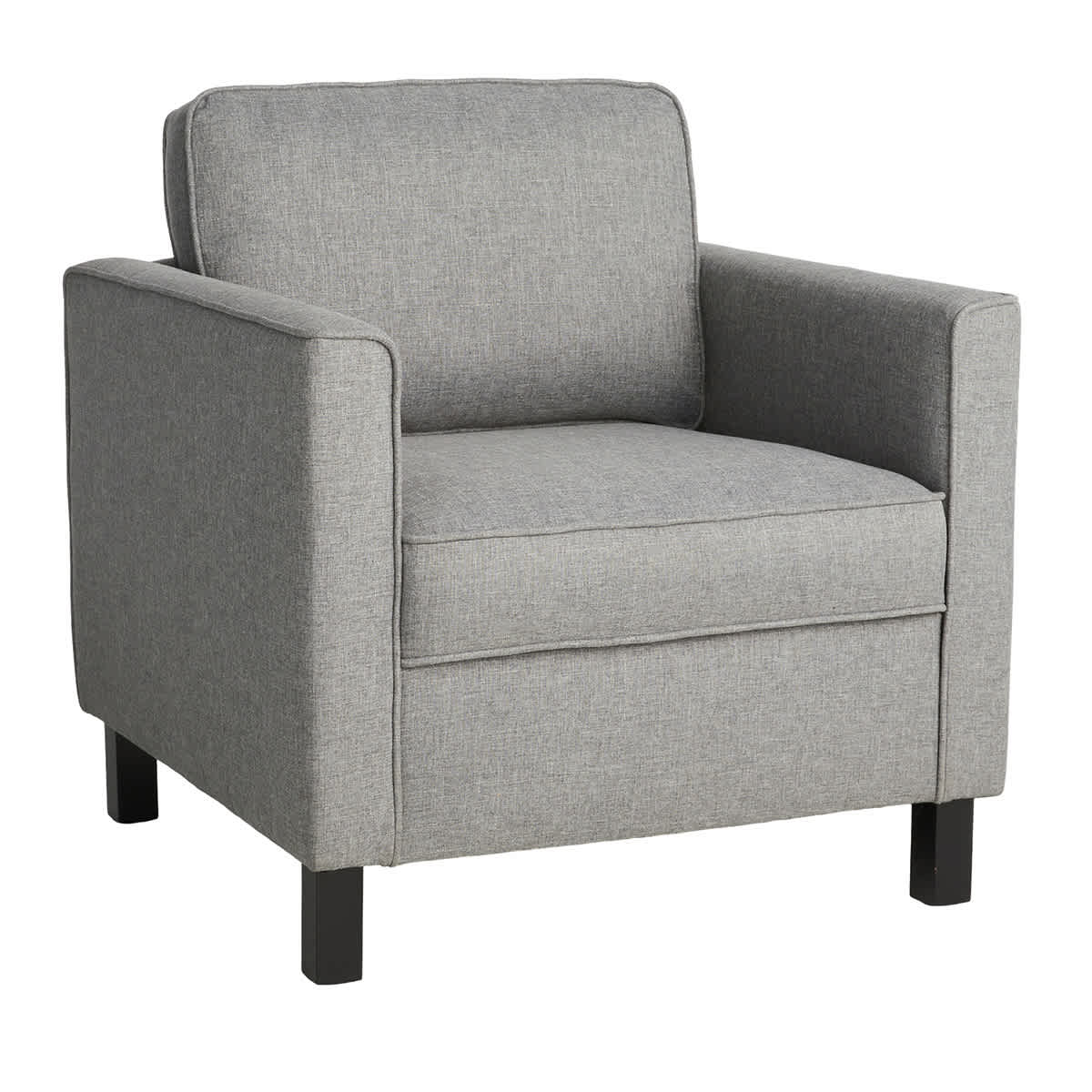 At Home Drew Accent Chair Charcoal