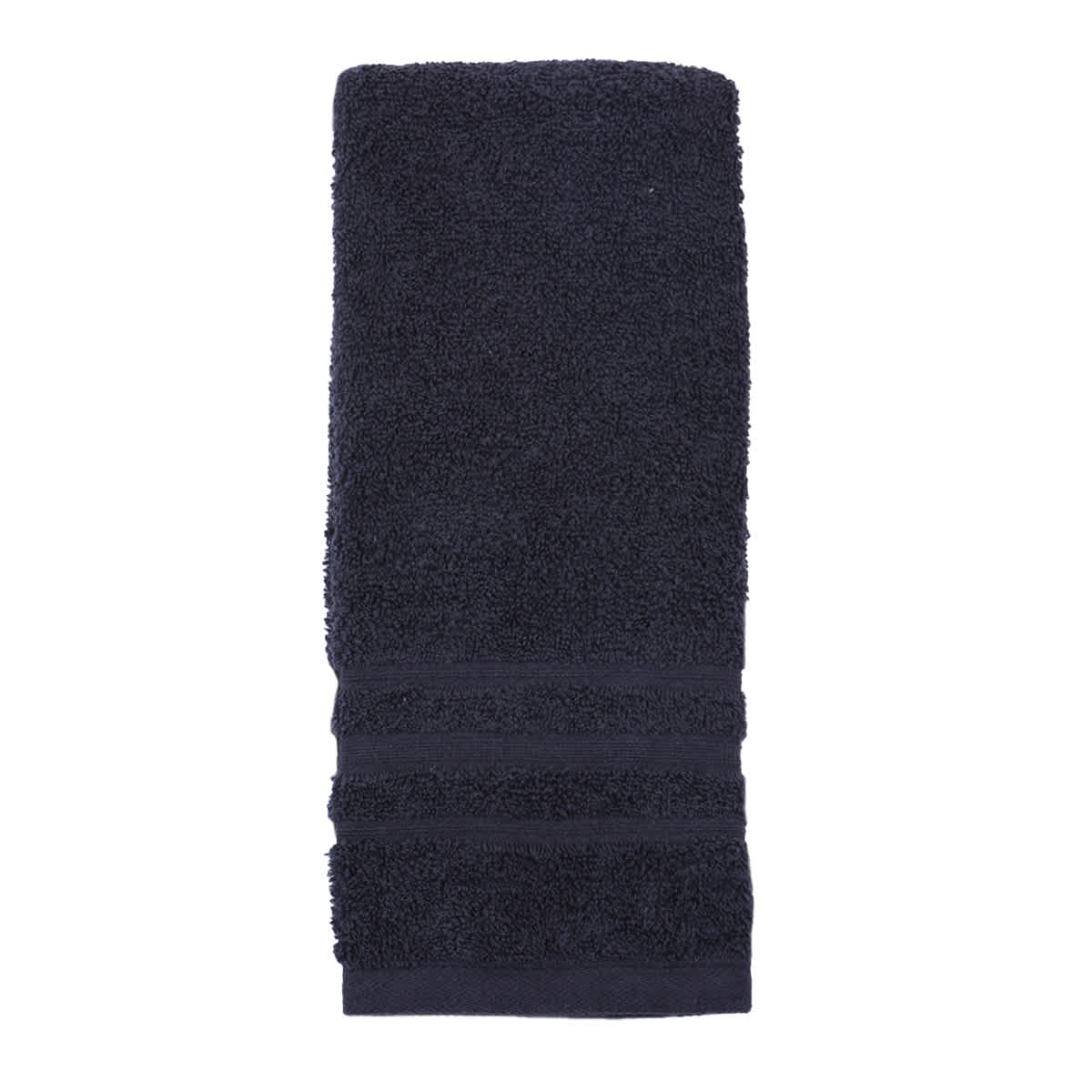 At Home Essential Solid Black Hand Towel 16x26