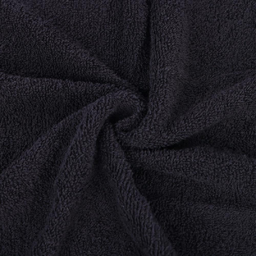 At Home Essential Solid Black Hand Towel 16x26