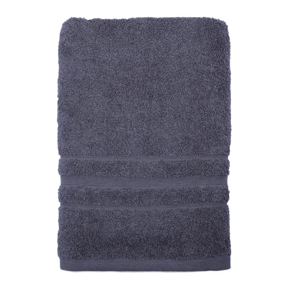 At Home Essential Solid Dark Grey Bath Towel 30x54
