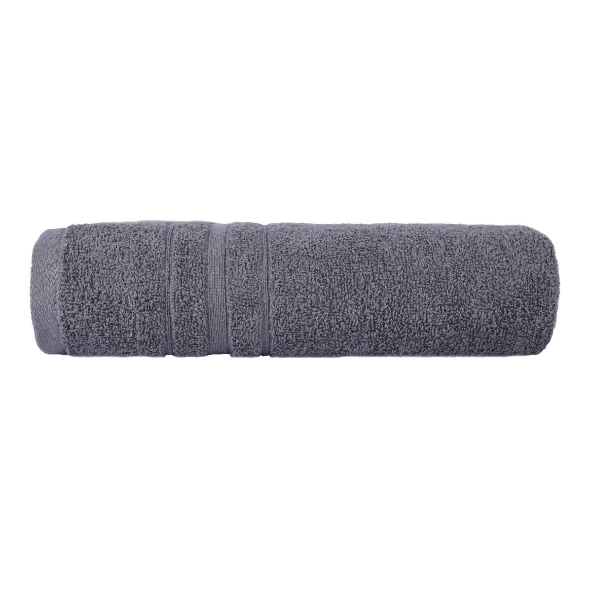 At Home Essential Solid Dark Grey Bath Towel 30x54