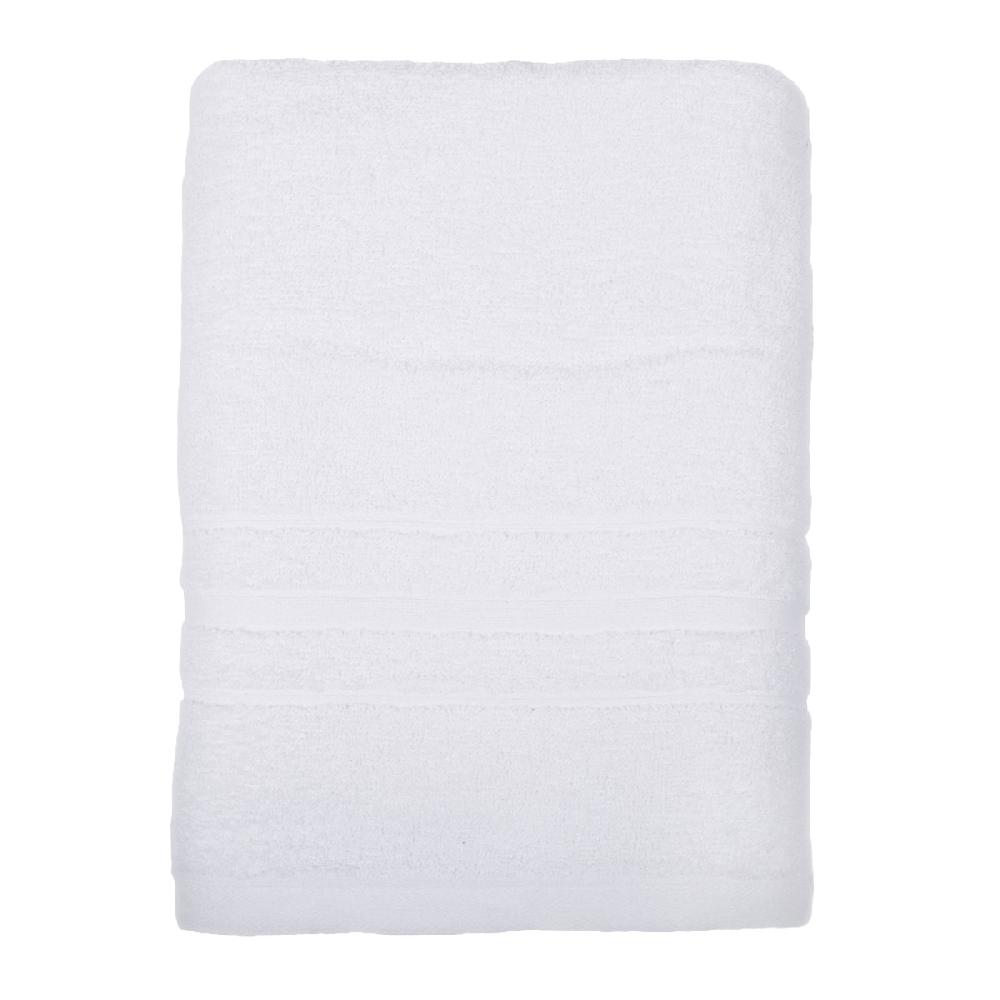 At Home Essential Solid White Bath Towel 30x54