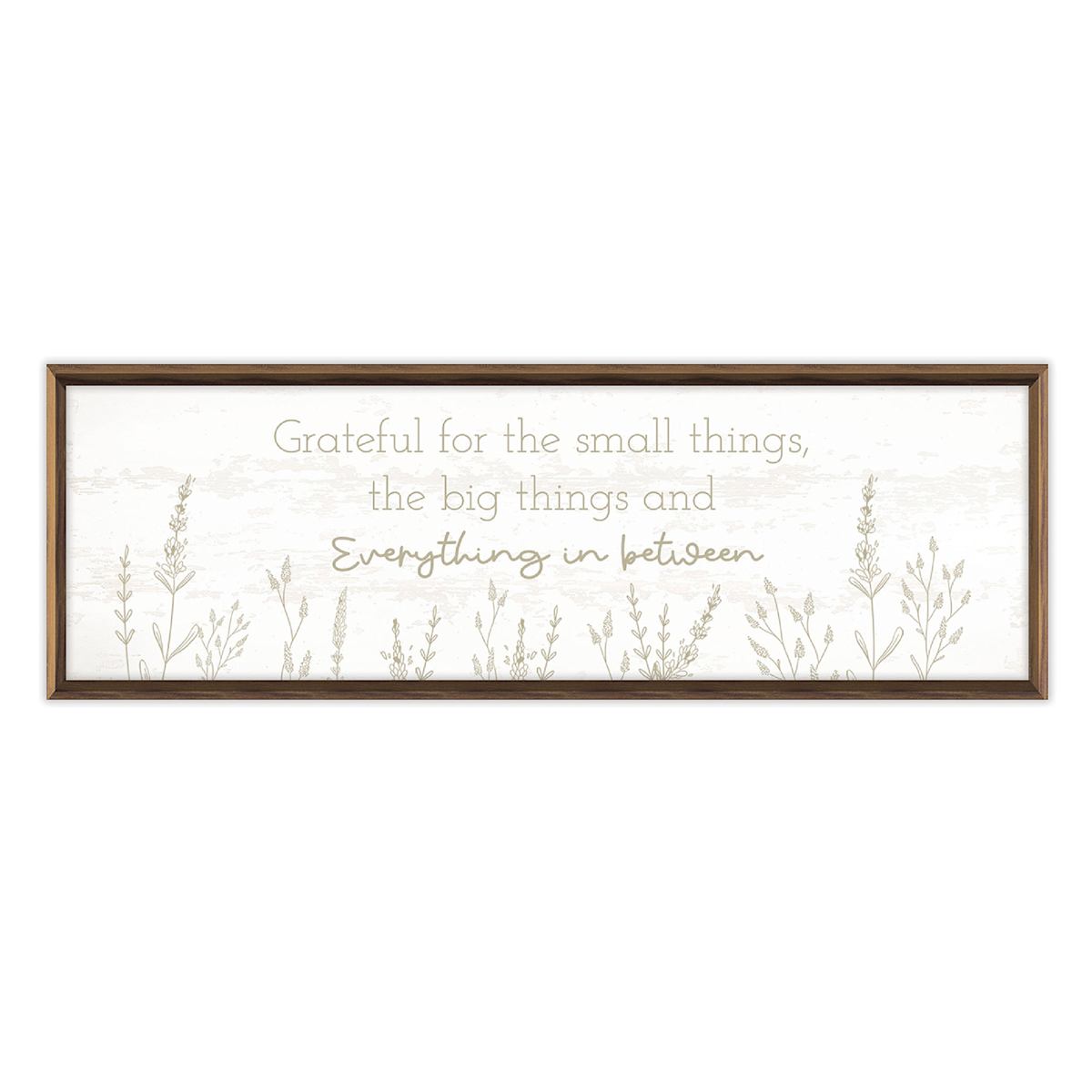 At Home Everything In Between Wall Sign 12x36
