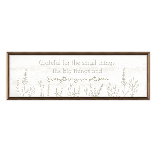 at home Everything In Between Wall Sign 12x36