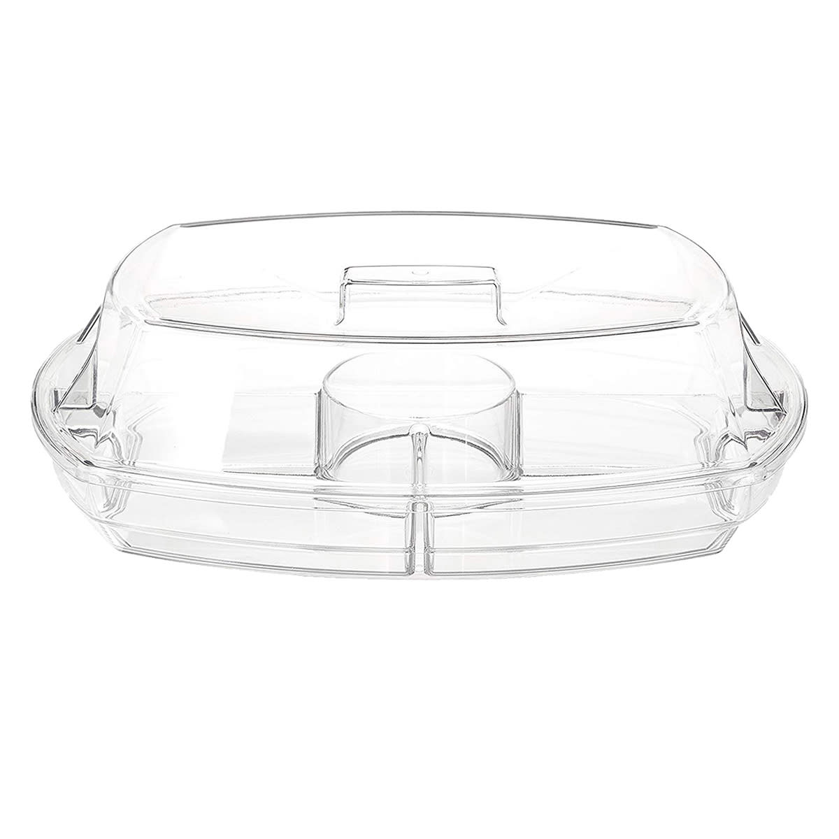 At Home Flip-Lid Appetizers On Ice Food Container