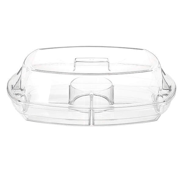 at home Flip-Lid Appetizers on Ice Food Container