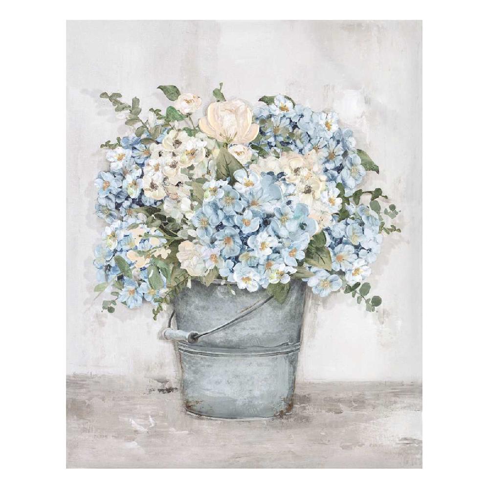 At Home Floral Canvas Wall Art 16x20