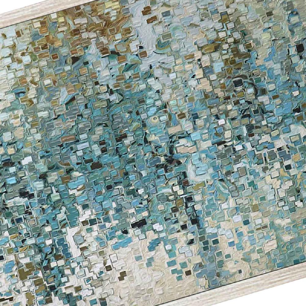 At Home Framed Abstract Canvas Wall Art 54x27