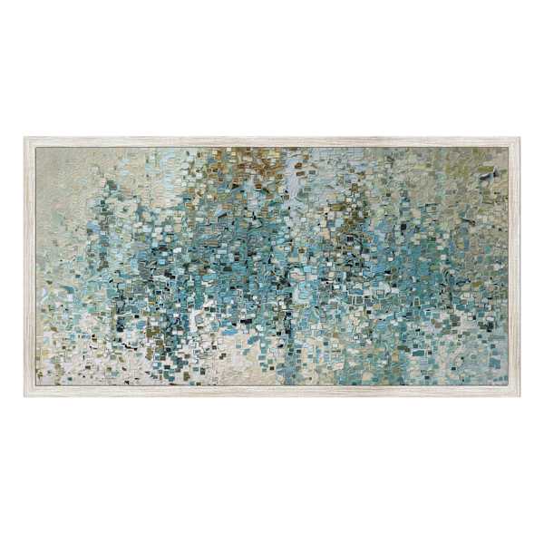 at home Framed Abstract Canvas Wall Art 54x27