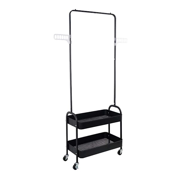 at home Garment Rack with Stoarge Shelves