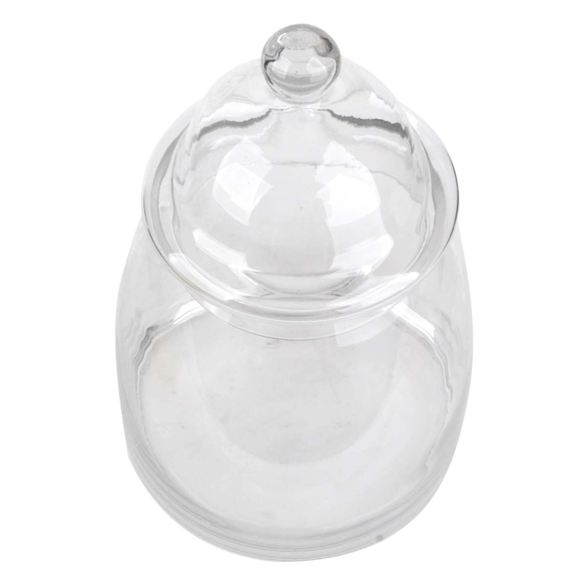 At Home Glass Canister 11.8"