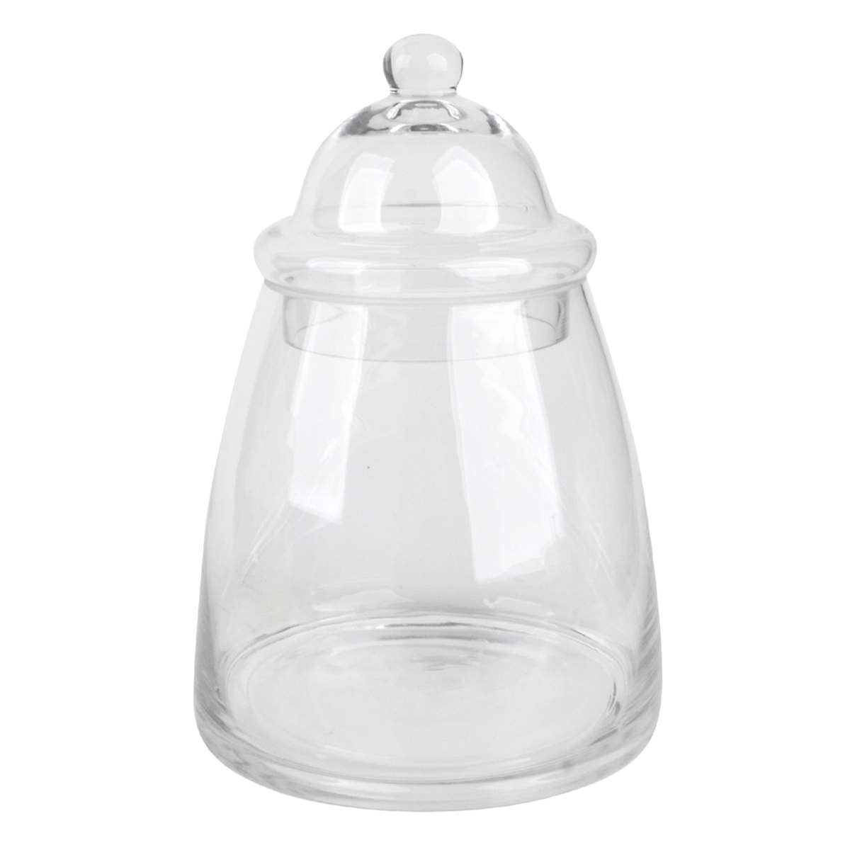 At Home Glass Canister 8"