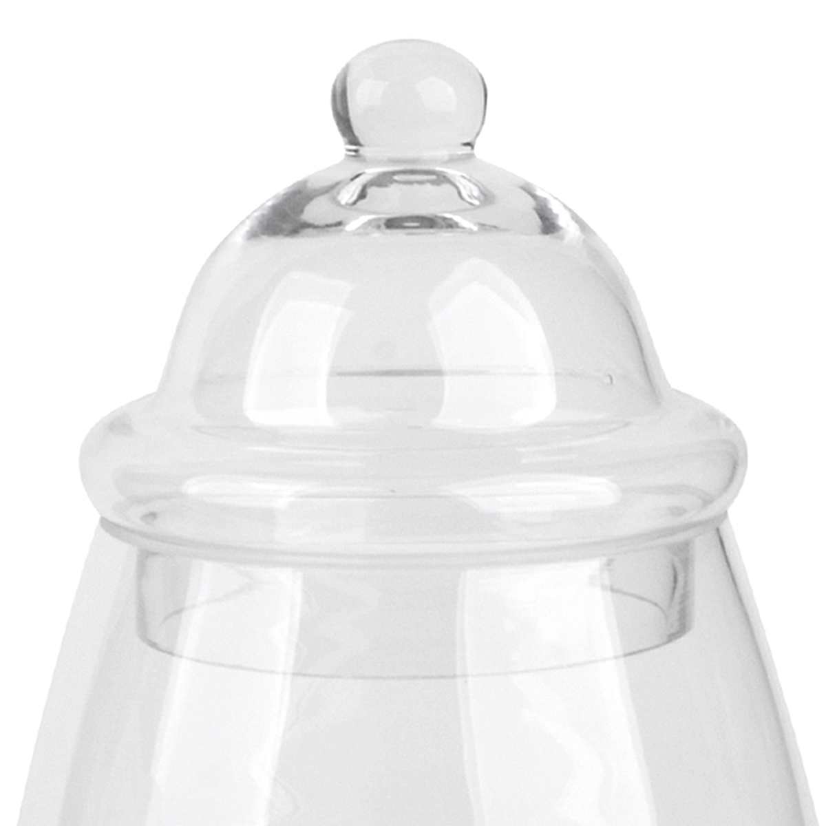 At Home Glass Canister 8"