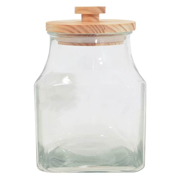 at home Glass Storage Jar Large