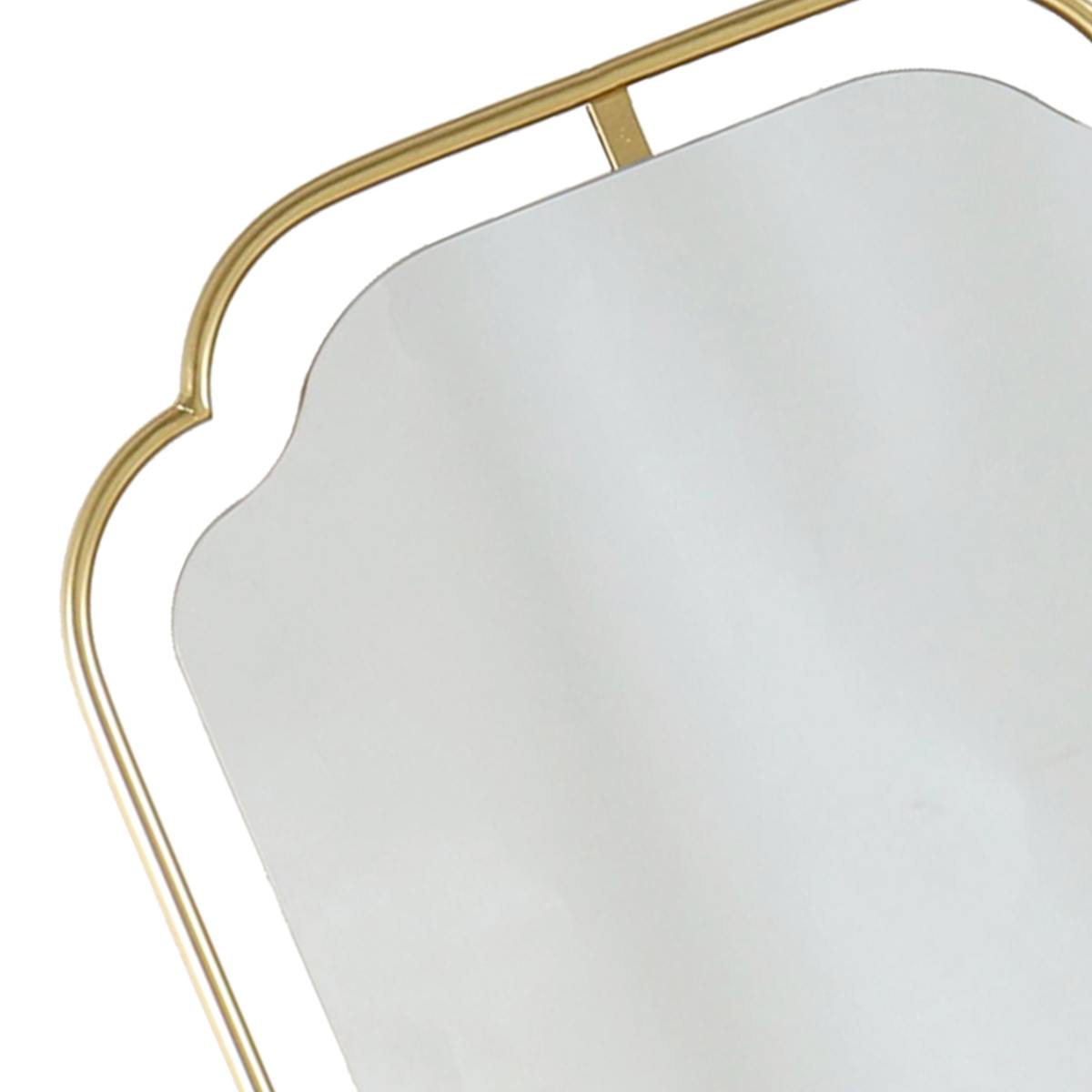 At Home Gold Floating Wall Mirror 22x34