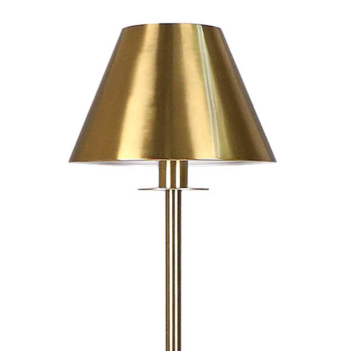 At Home Gold Metal Floor Lamp 63"