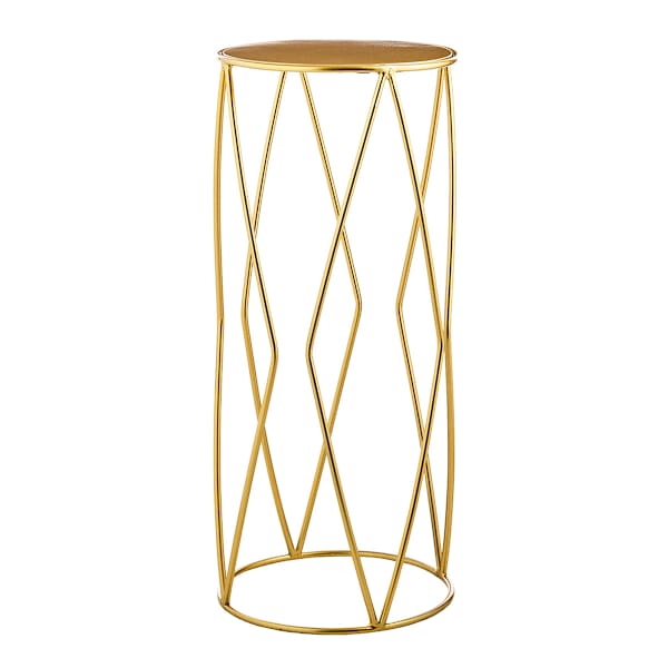 at home Gold Metal Plant Stand Large