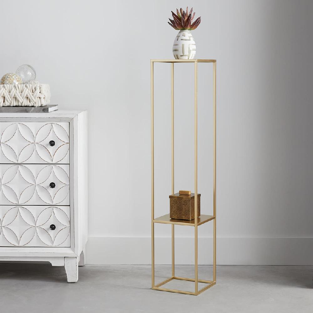 At Home Gold Metal Riser 40"