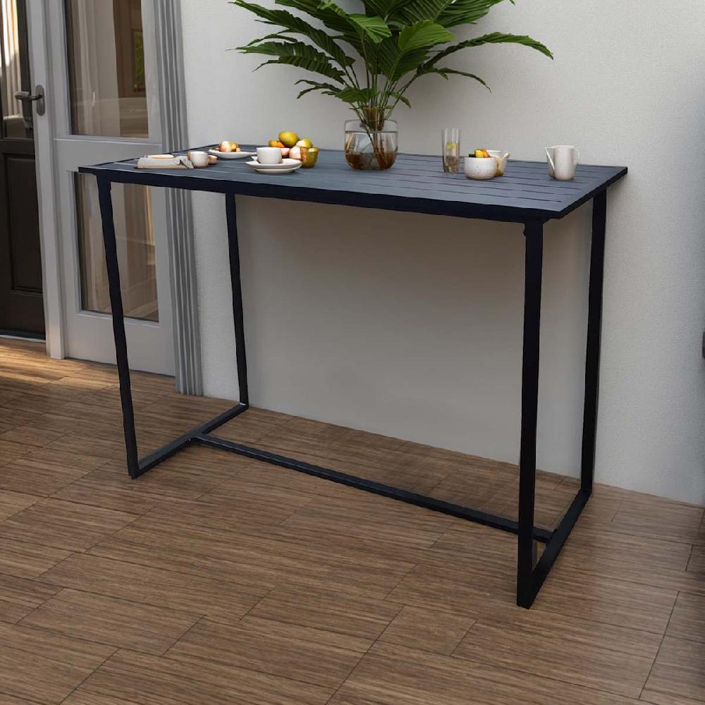 At Home Grammercy Patio Bar Table Black