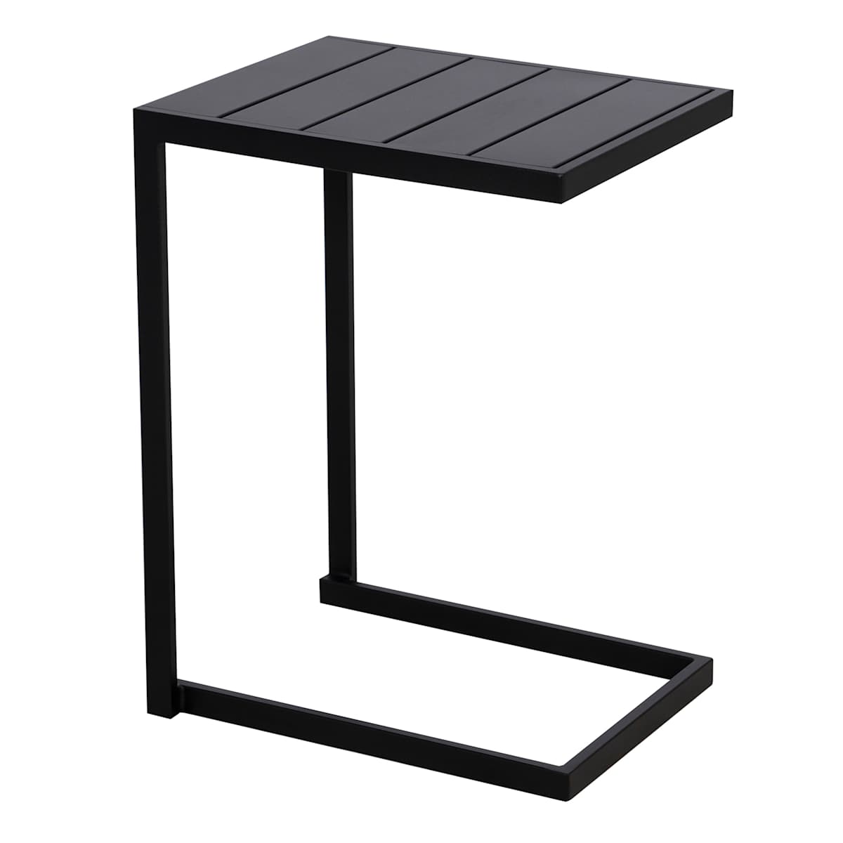 At Home Grammercy Patio C-Table Black