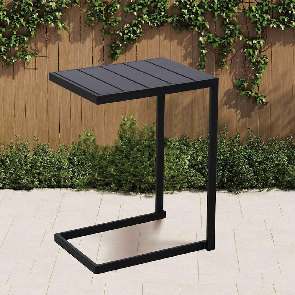 At Home Grammercy Patio C-Table Black