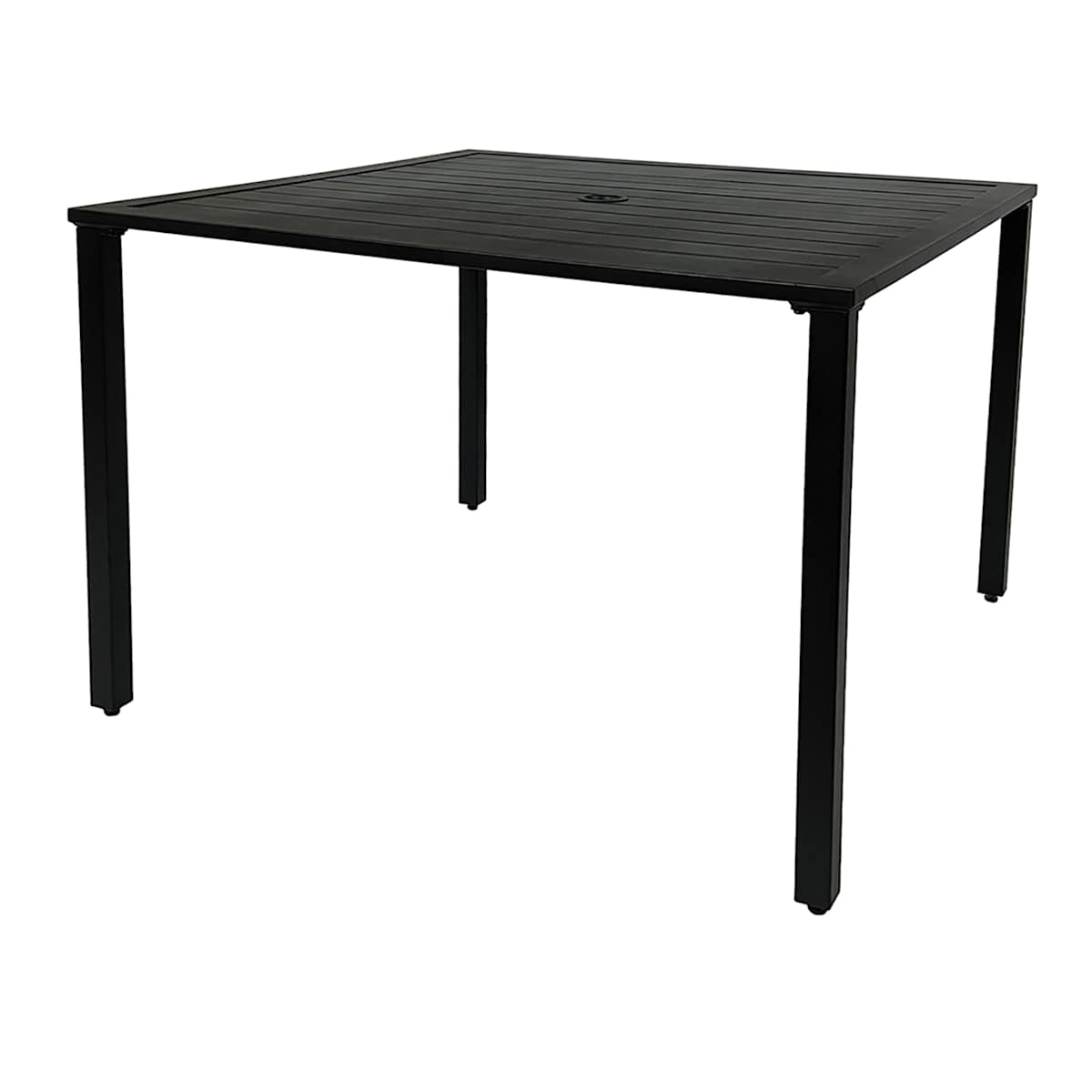 At Home Grammercy Square Patio Dining Table Black