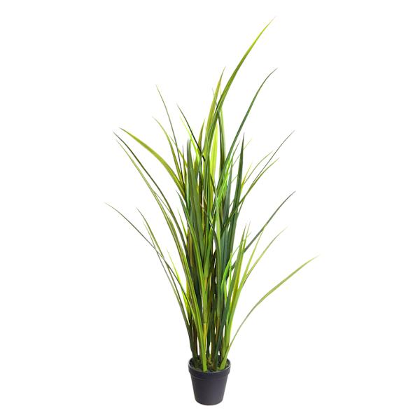 at home Green Grass in Plastic Pot 32"