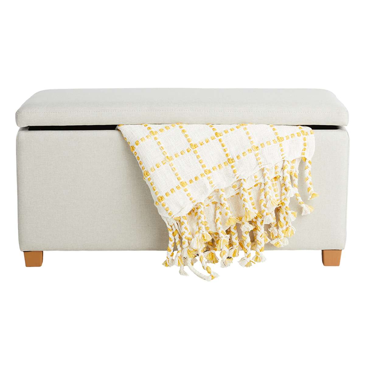 At Home Greg Storage Bench Natural