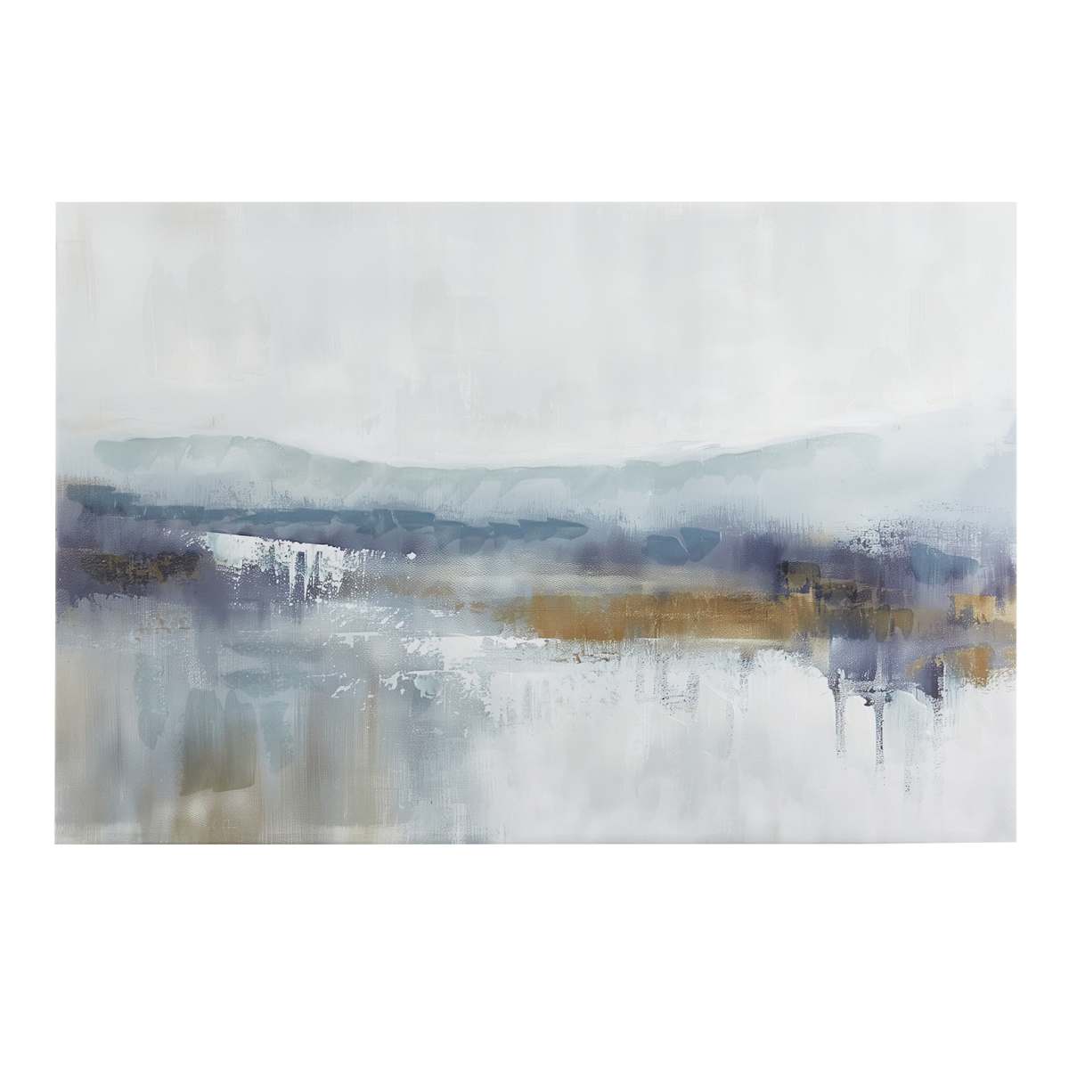 At Home Grey & Black Abstract Canvas Wall Art 60x40