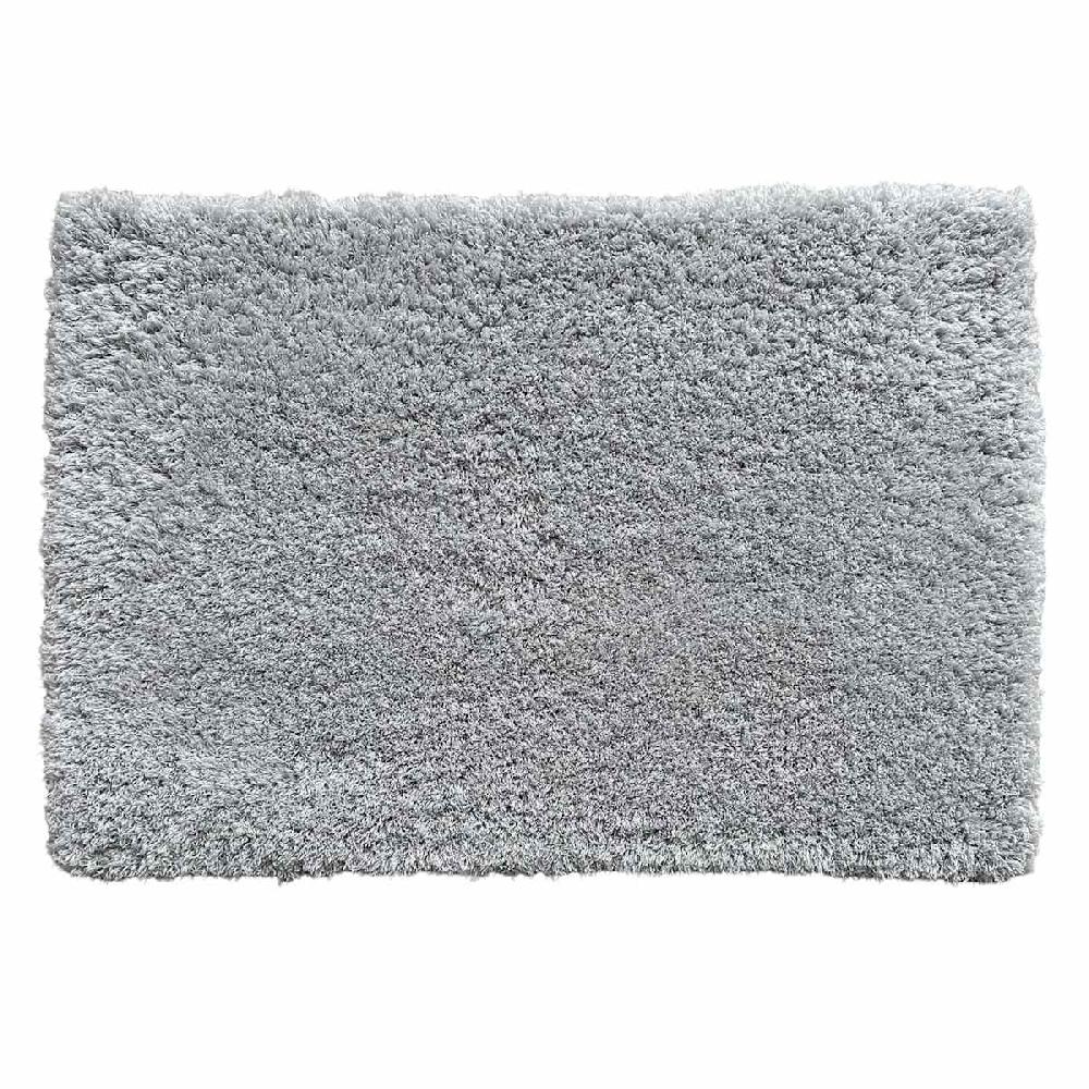 At Home Grey Shag Bath Rug 16x24