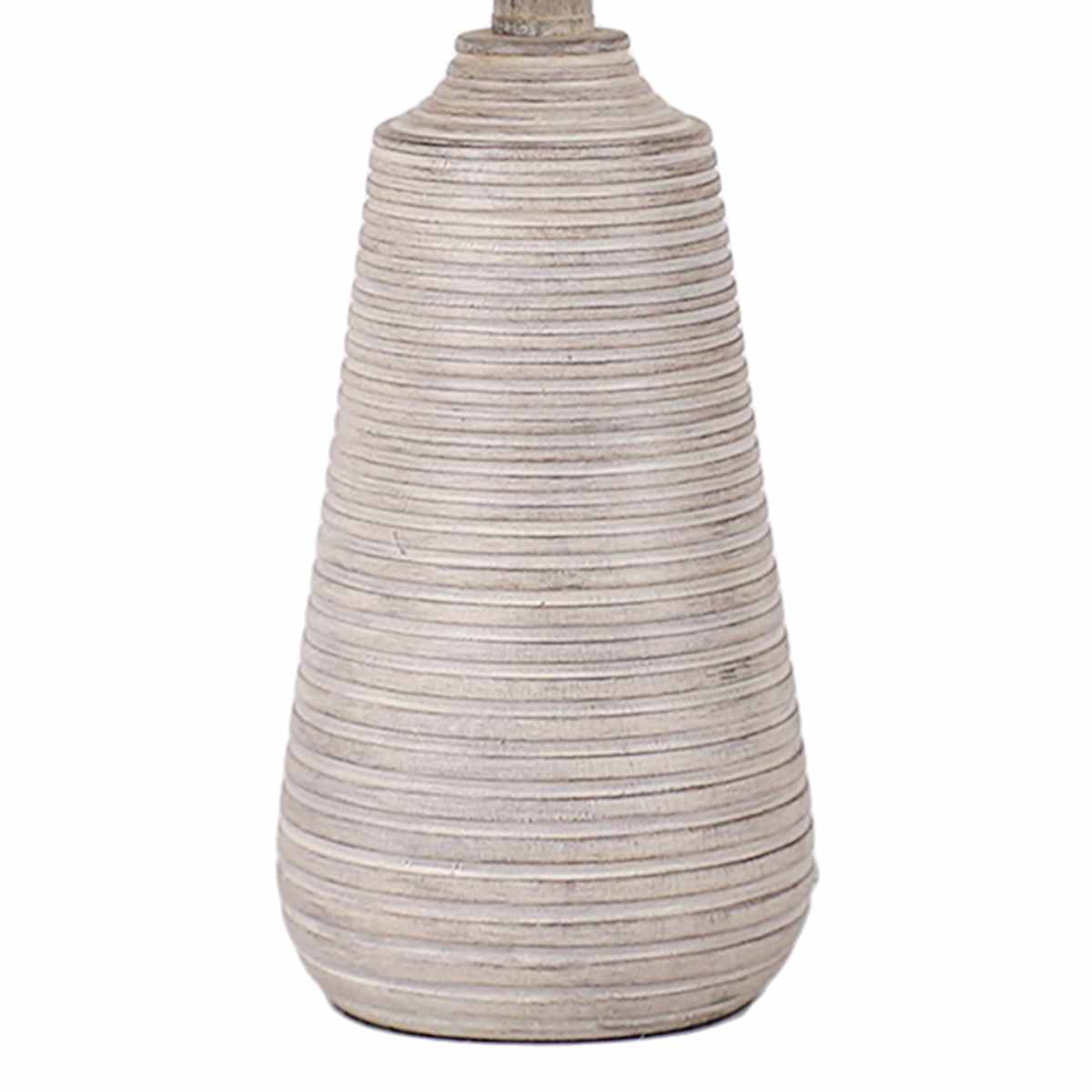 At Home Grey Small Table Lamp With Shade 21.5"