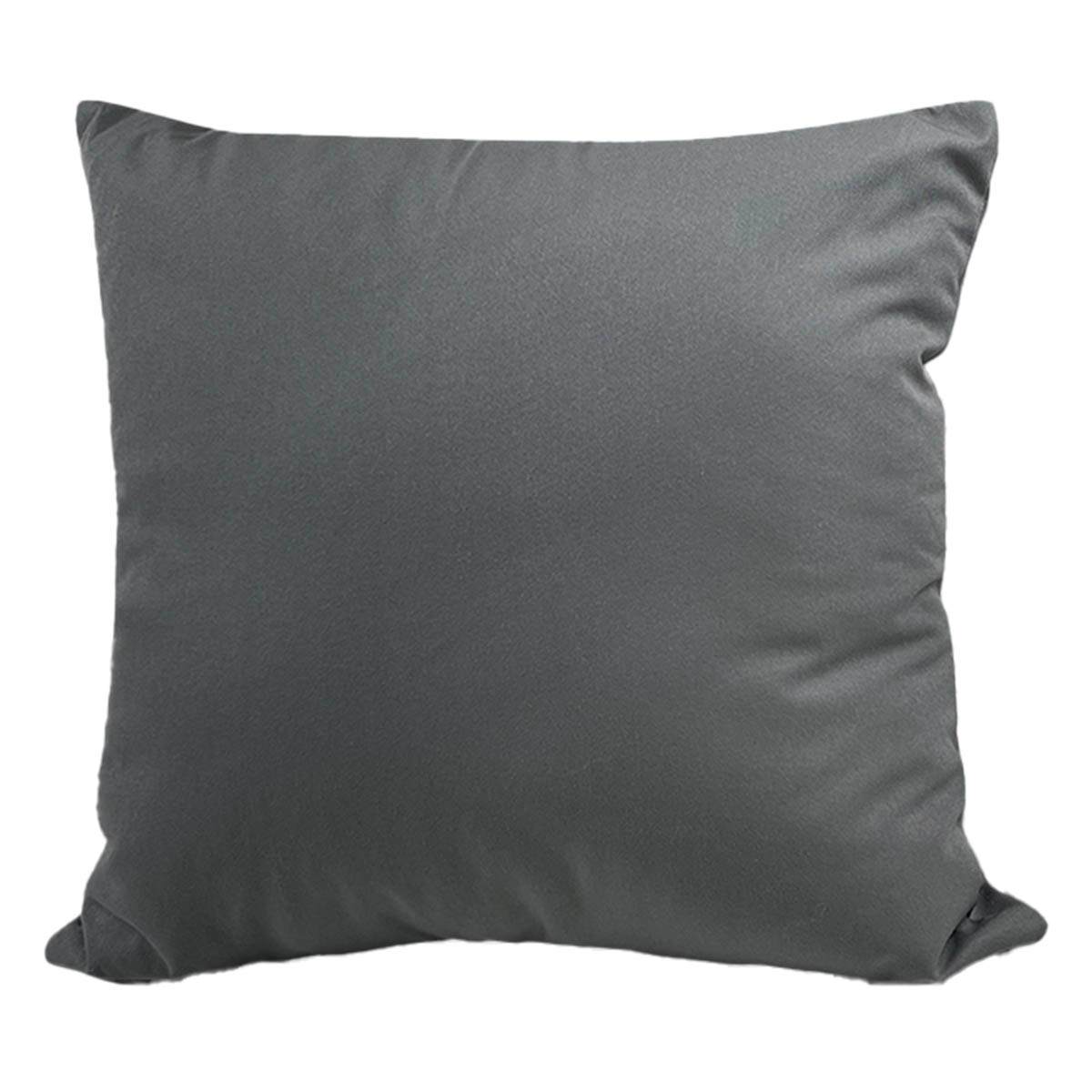 At Home Grey Throw Pillow 18"