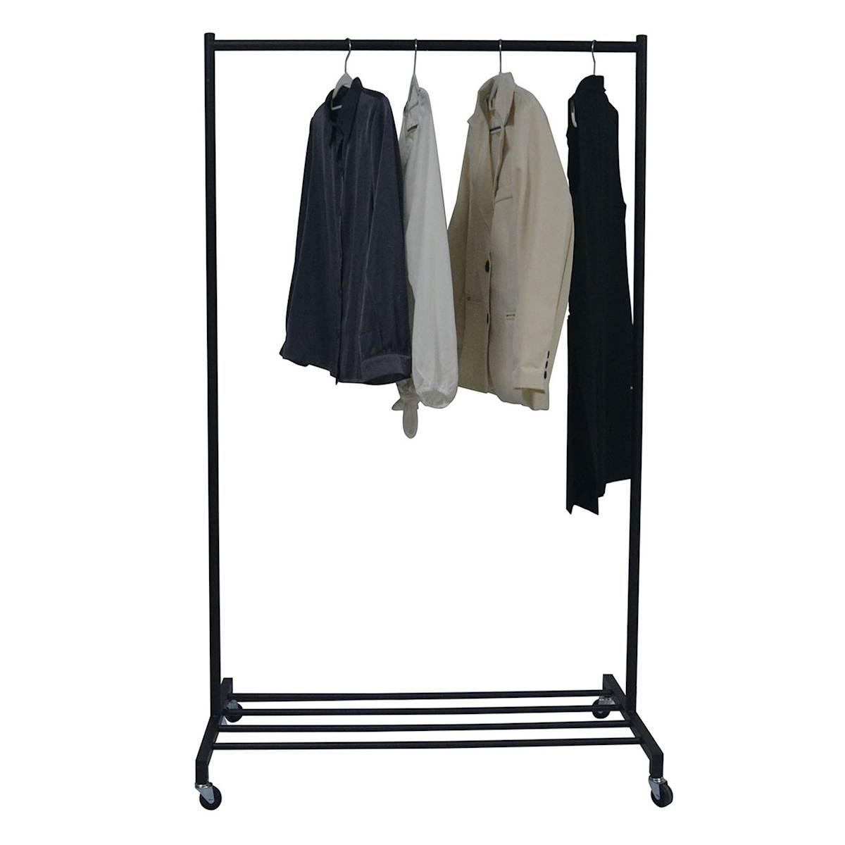 At Home Gunmetal Pipe Garment Rack