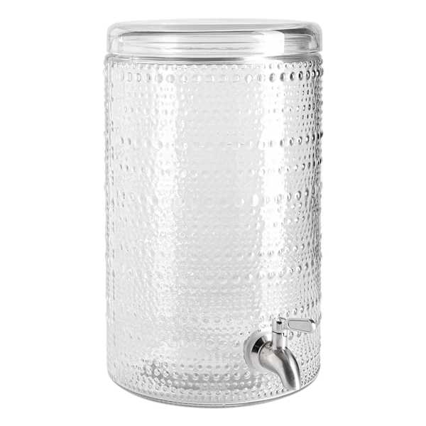 at home Halo 2-Gallon Clear Beverage Dispenser