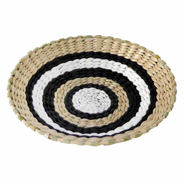 at home Handwoven Round Wall Basket 12"