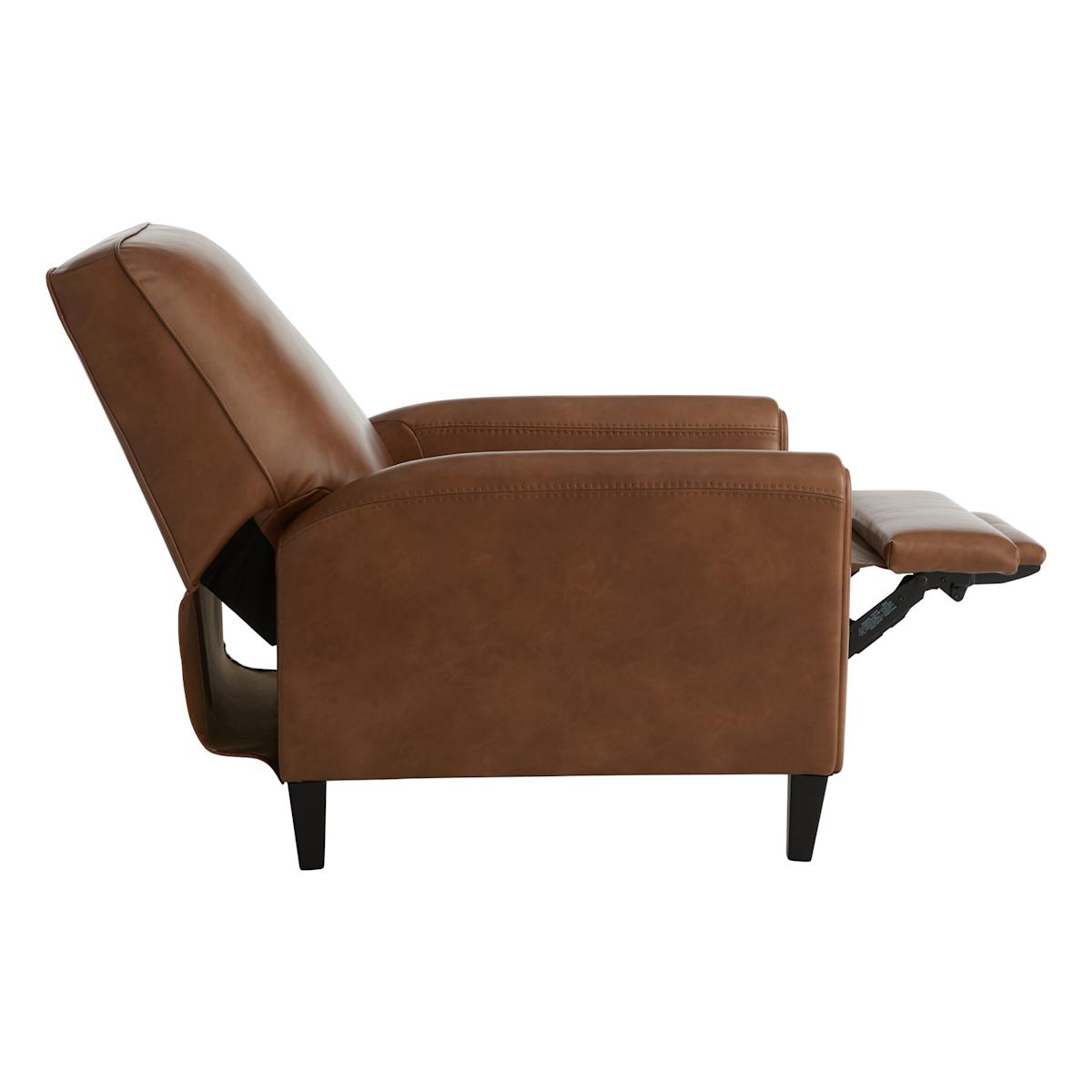 At Home Harrison Push-Back Recliner Cognac