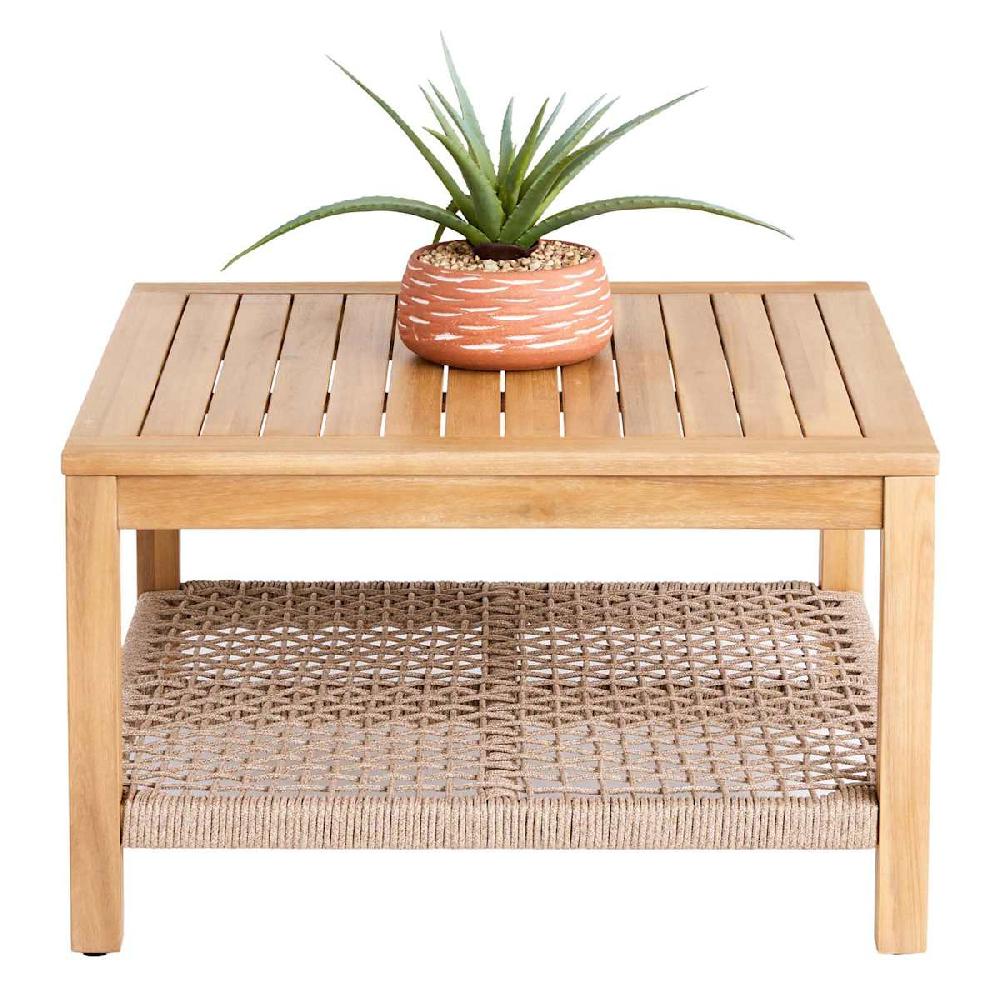 At Home Haven Blonde Acacia Wood Patio 8-Piece Set