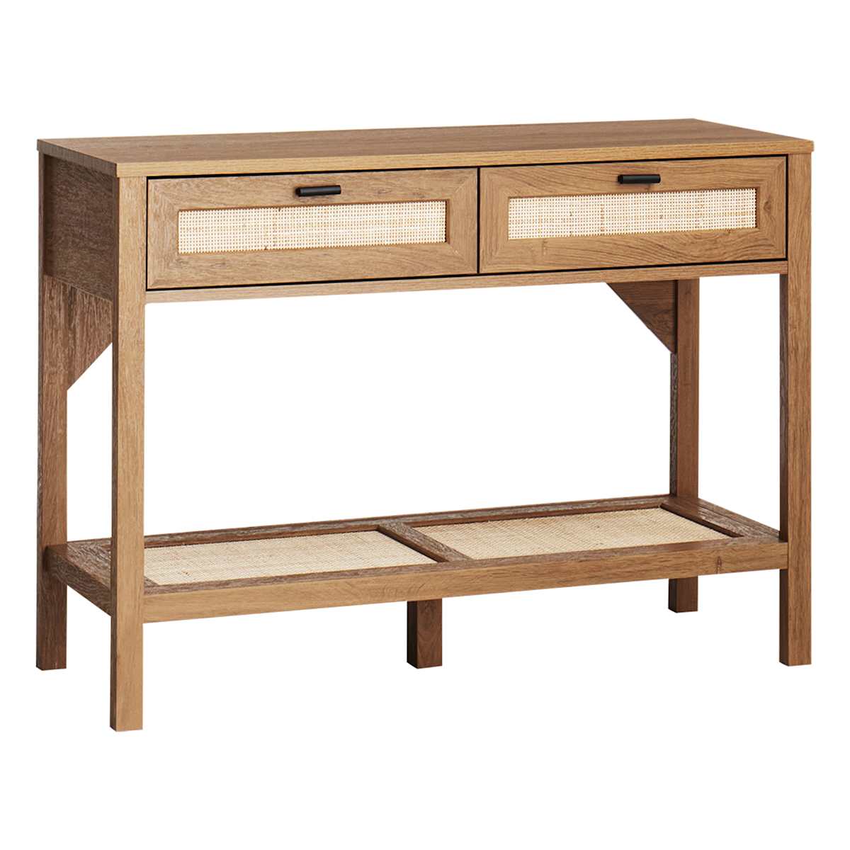 At Home Hazel Wooden Console Table Brown