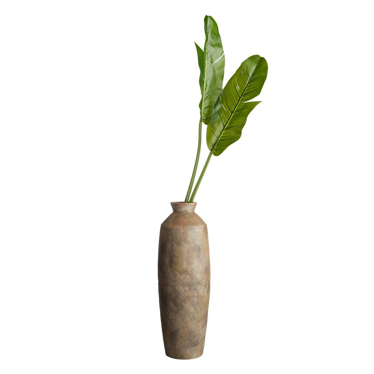 At Home Honeybloom Brown Ceramic Oversized Vase 30"