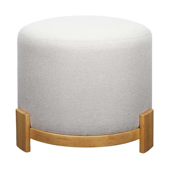 at home Huck Ottoman Taupe