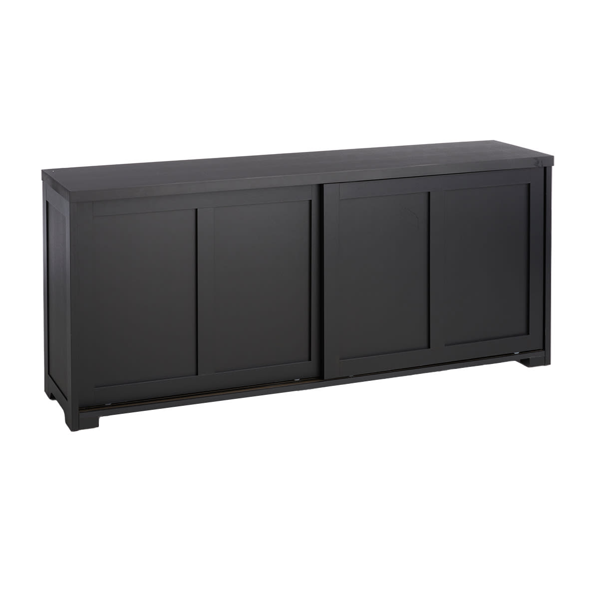 At Home Huxley Wooden Media Cabinet Black