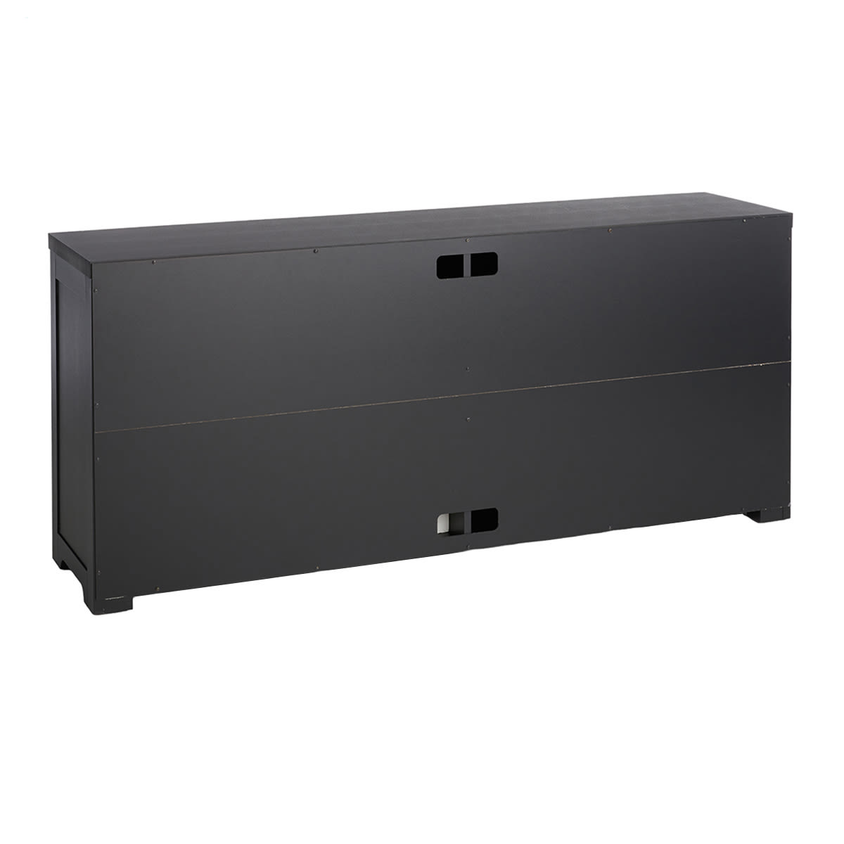 At Home Huxley Wooden Media Cabinet Black
