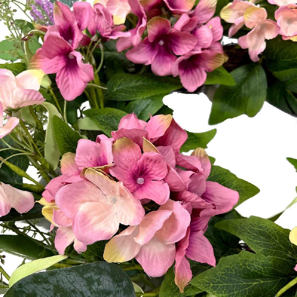 At Home Hydrangea Wreath 24"