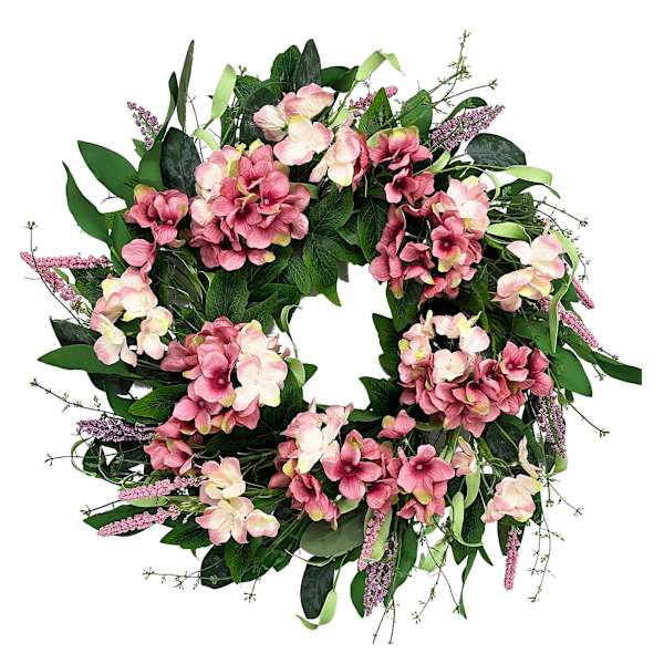 at home Hydrangea Wreath 24"