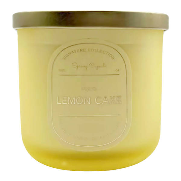 at home Iced Lemon Cake Scented Jar Candle 12.5oz