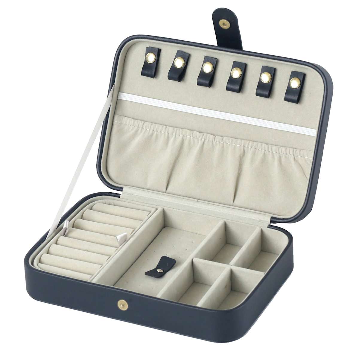 At Home Jewelry Box Black