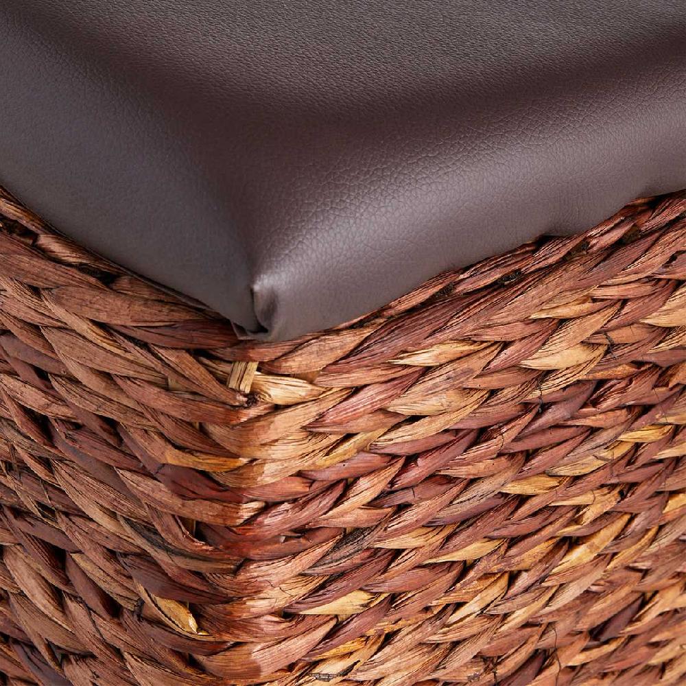 At Home Jute Natural Brown Storage Trunk Large