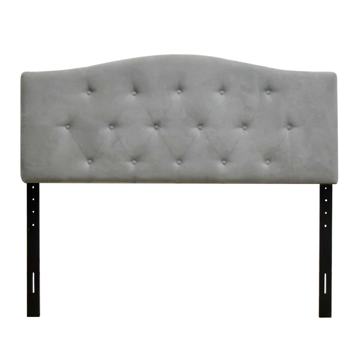 At Home Kane Grey Tufted Headboard Queen