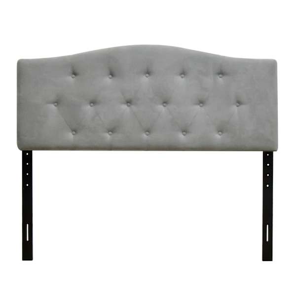 at home Kane Grey Tufted Headboard Queen